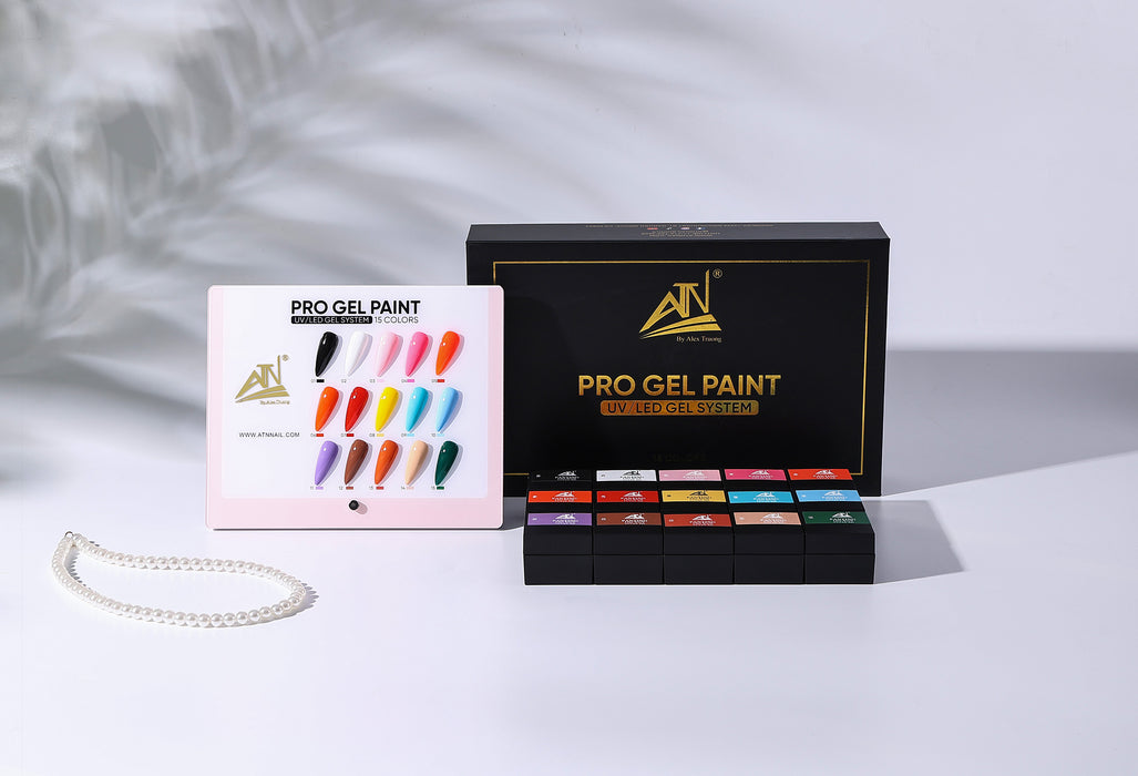 ATN Pro Gel Paint 15 Colors NEW