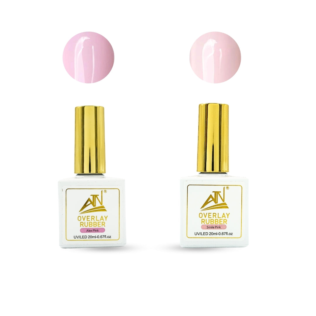 GEL - OVERLAY RUBBER GEL - Alex Pink & Smile Pink