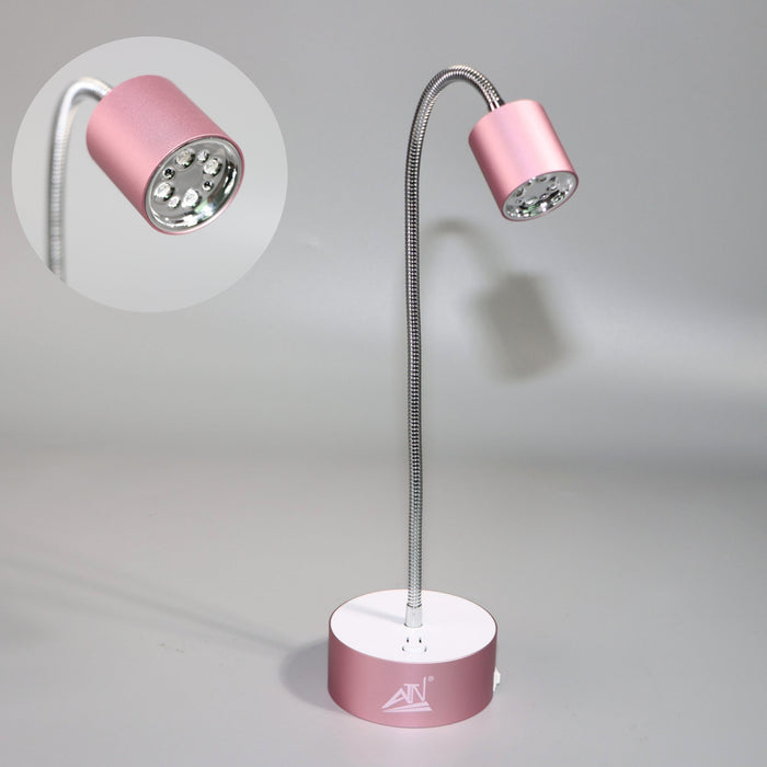 ATN Magic Desktop Nail Lamp – 12W Rechargeable LED UV Nail Light with Flexible Neck