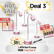 Deal 3: Buy 5 ATN Gel X Lamps, Get 1 Gel X Set & 1 Clear Builder Gel FREE