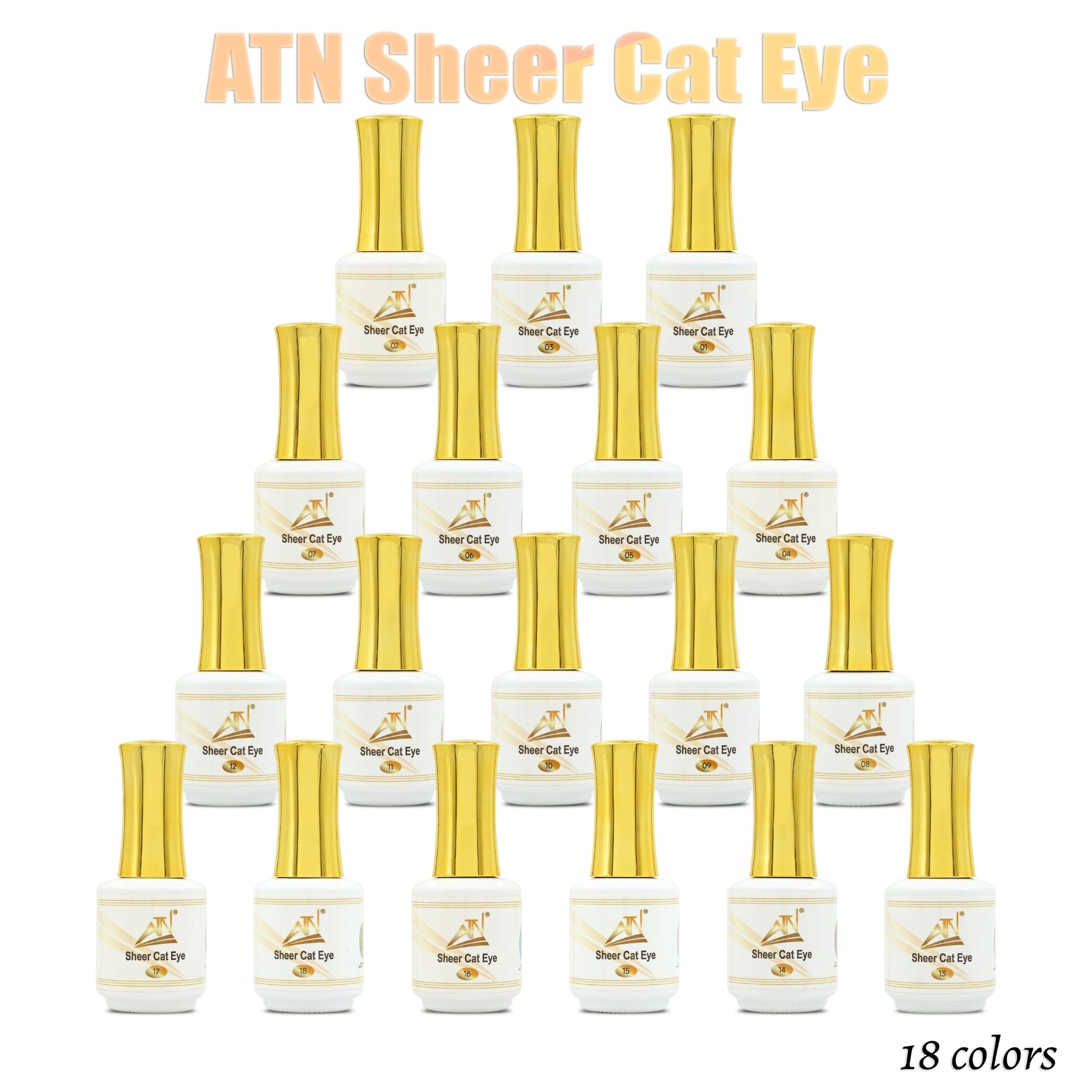 ATN Sheer Cat Eye - Set 18 Colors