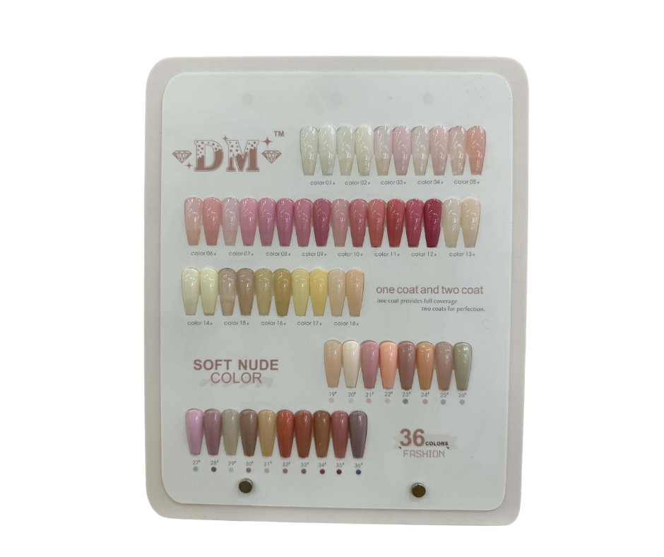 Dm Soft Nude gel polish 36 colors