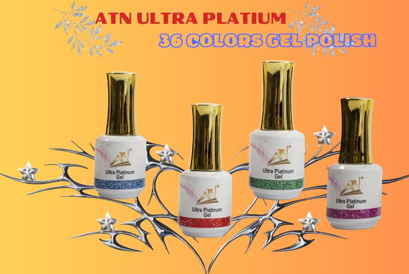 ATN Ultra Platinum Gel Polish 15 ml - Set 36 Colors