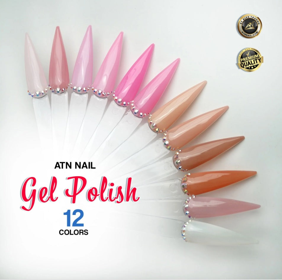 ATN Nude Gel Polish - 12 Colors