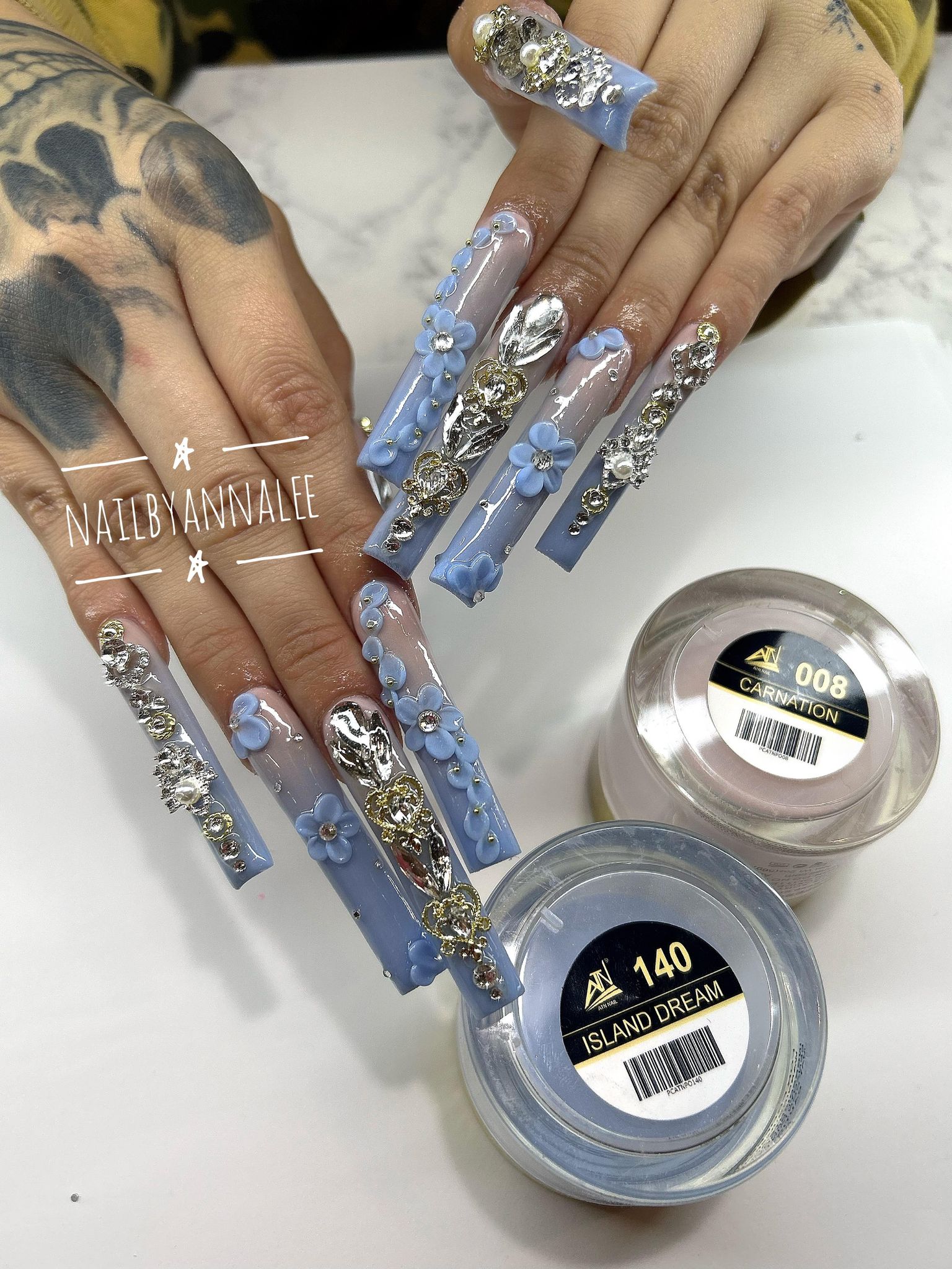 Whole Line 200 Colors  (#1 -> #200) – Trio 3 in 1 (Powder-Gel-Lacquer)