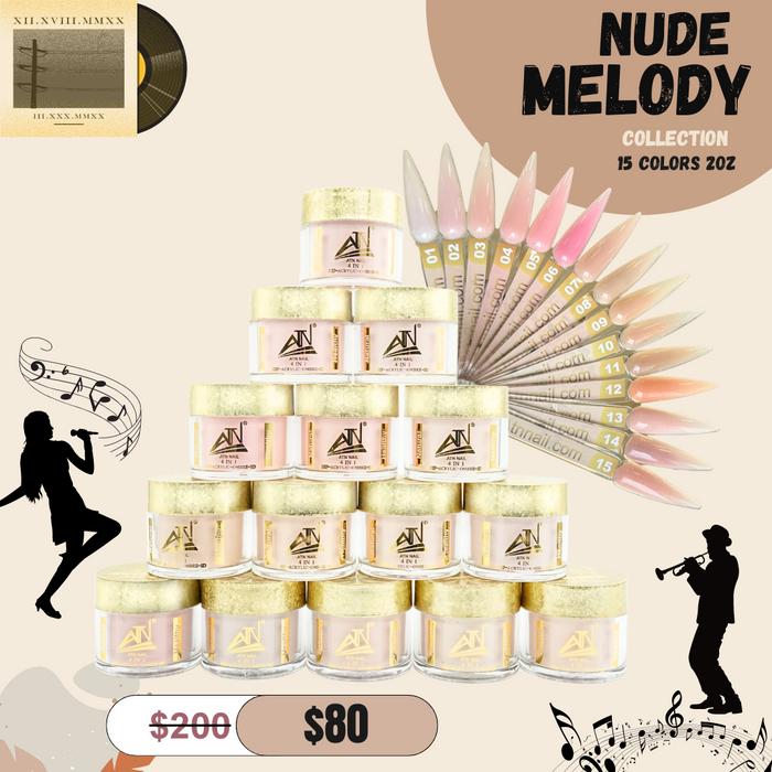 NUDE MELODY COLLECTION 15 COLORS