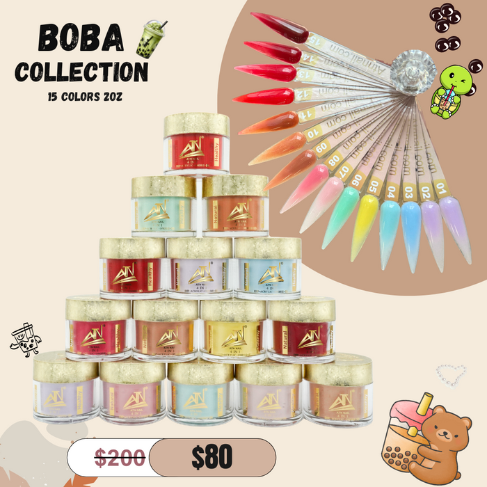 BOBA COLLECTION SET 15 COLORS