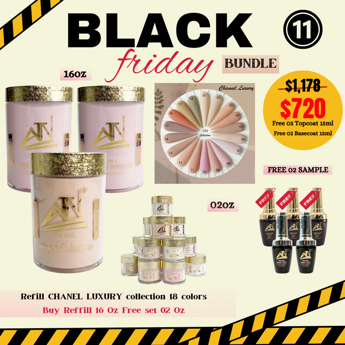 BLACK FRIDAY - REFILL CHANEL LUXURY 18 colors 18oz free fullset chanel 2oz free (3 top+2 base)15ml (11)