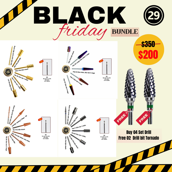 Black Friday 2024 - Buy 4 set drill bit FREE 02 drill bit Tornado (29)