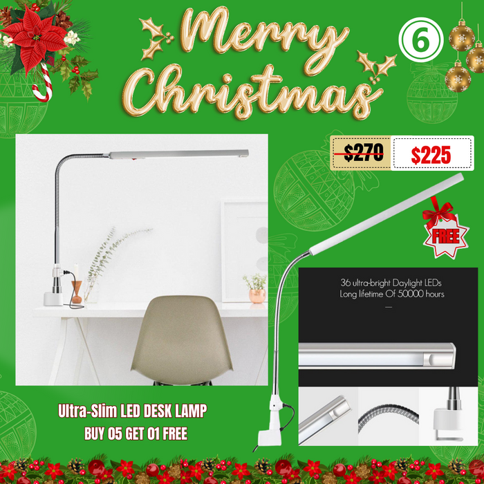 Christmas 2024 - Ultra Slim Led Desk Lamp - Buy 5 Free 1 (6)