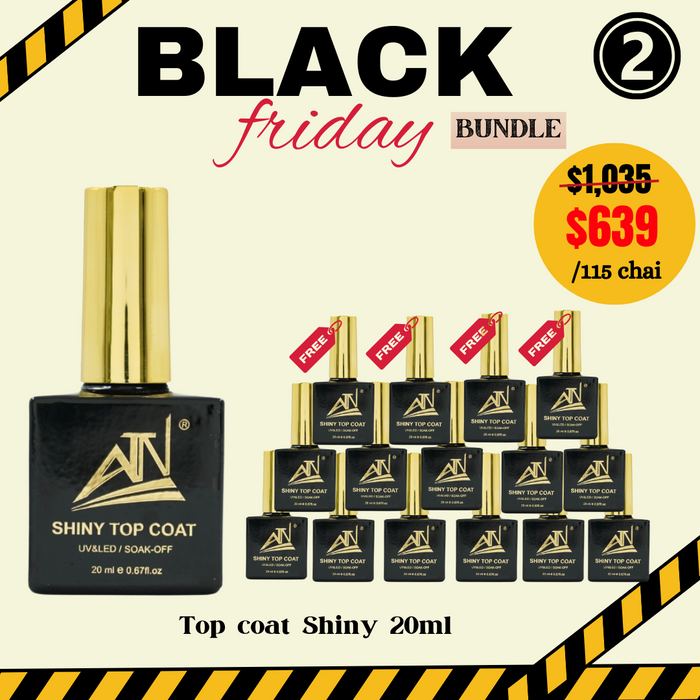 Black Friday 2024- Top coat 20ml- Mua 100 chai tang 15 chai (2)