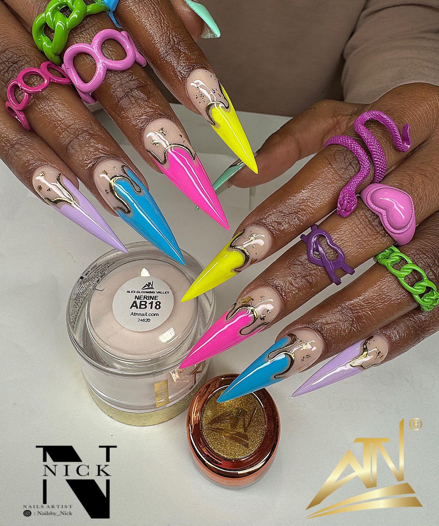 ATN Easy Liner Art SET (15 colors) - 4 Collection