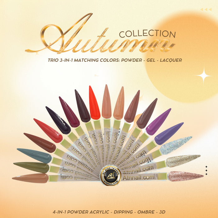 AUTUMN COLLECTION GEL-LACQUER SET 18 COLORS