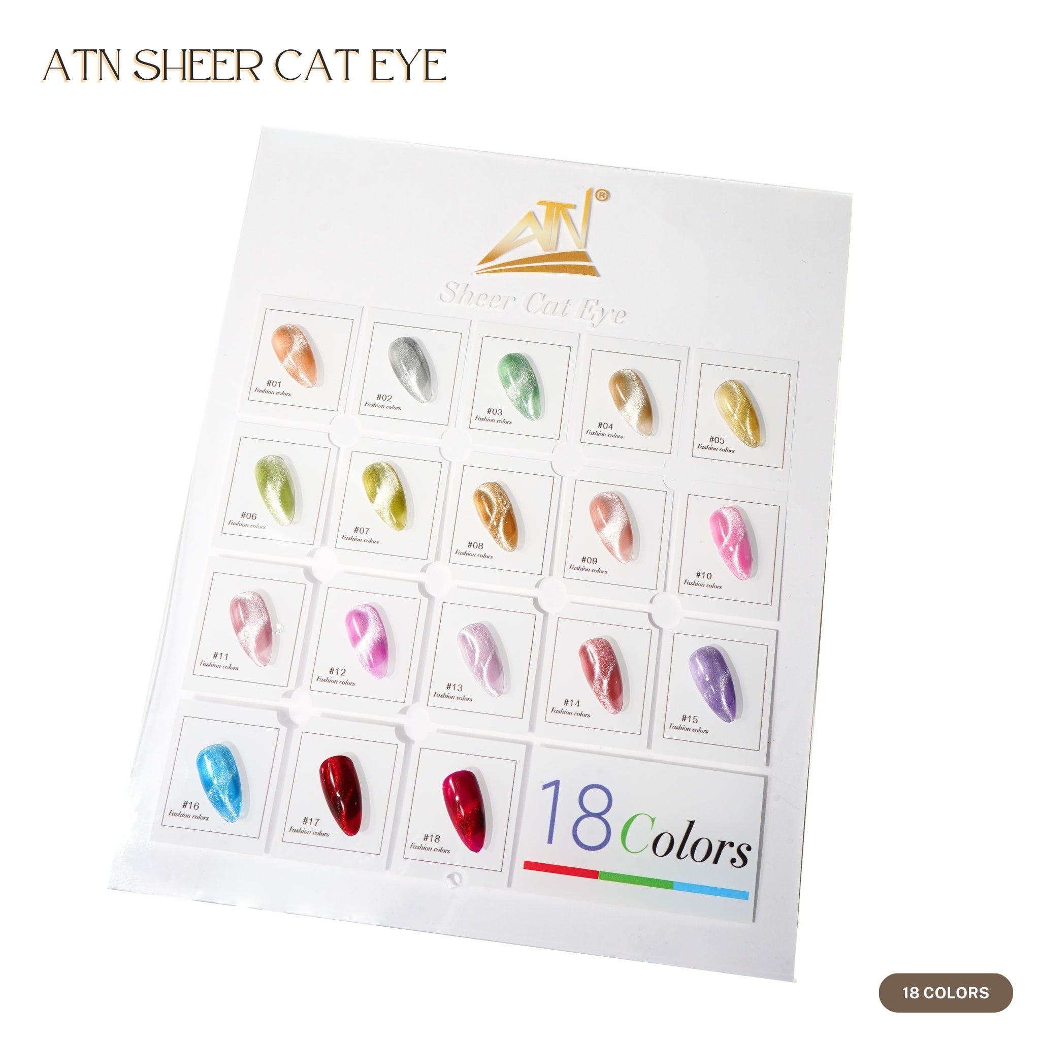 ATN Sheer Cat Eye - Set 18 Colors