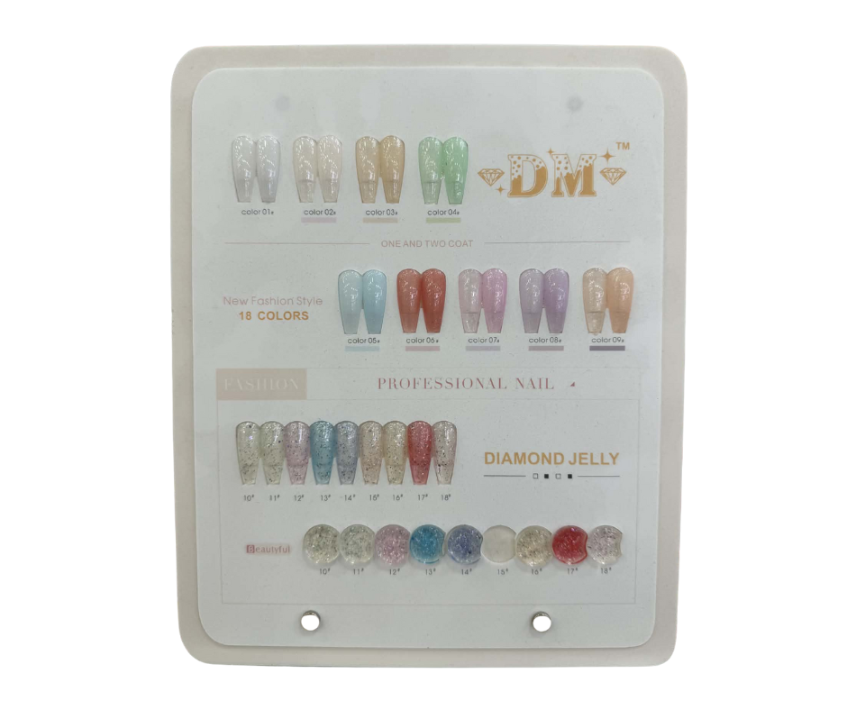DM Gel thạch Diamong 18 màu