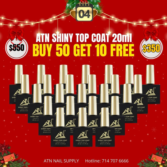 Shiny Top Coat 20ml | Buy 50 Get 10 Free