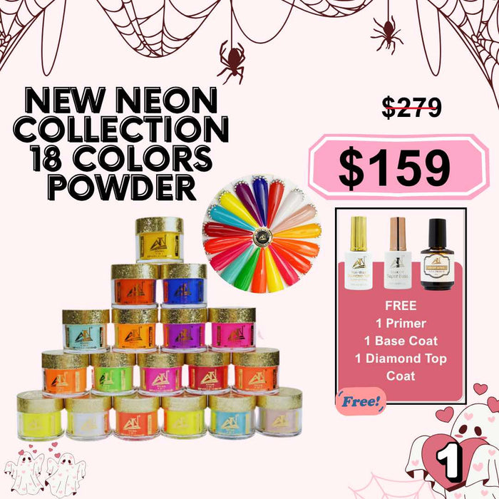 [FS1014] New Neon Collection - 18 Colors Powder