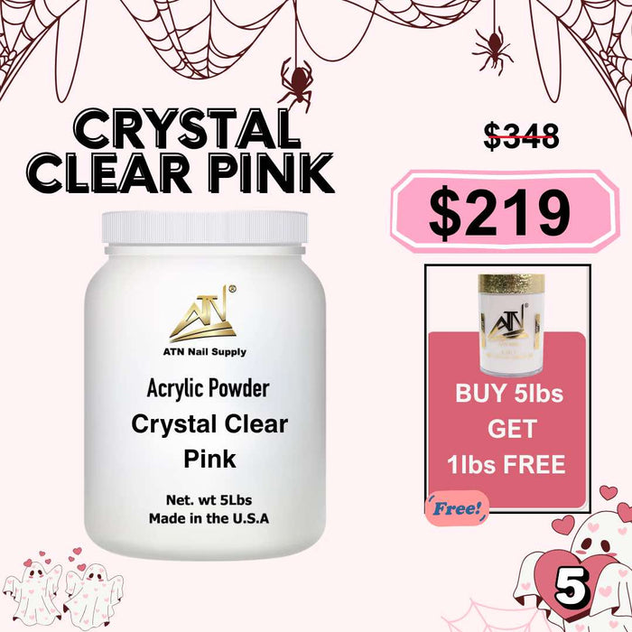[FS1014] Crystal Clear Pink - Mua 5 Lbs Tặng 1 Lb
