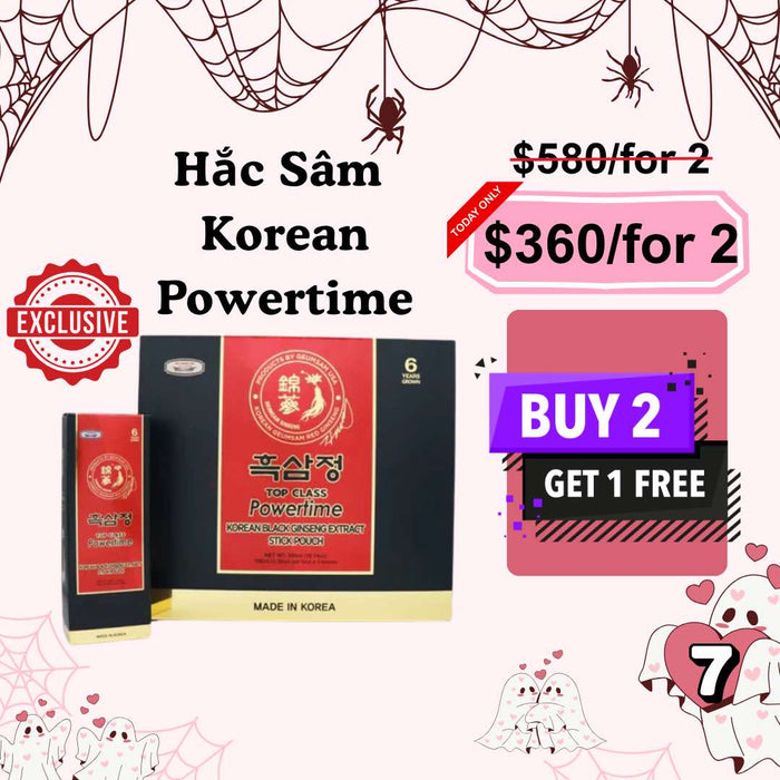 [FS1014] Hắc Sâm Korean Powertime - Buy 2 Get 1 Free
