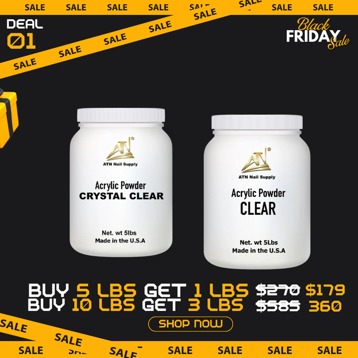 BLACK FRIDAY 2025 [01] - CRYSTAL CLEAR & CLEAR POWDER | BUY 5 GET 1 LBS | BUY 10 GET 3 LBS