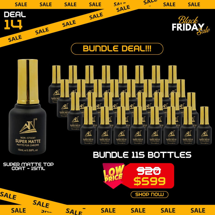 BLACK FRIDAY 2025 [14] - BUNDLE 115 SUPER MATTE TOP COAT 15ml