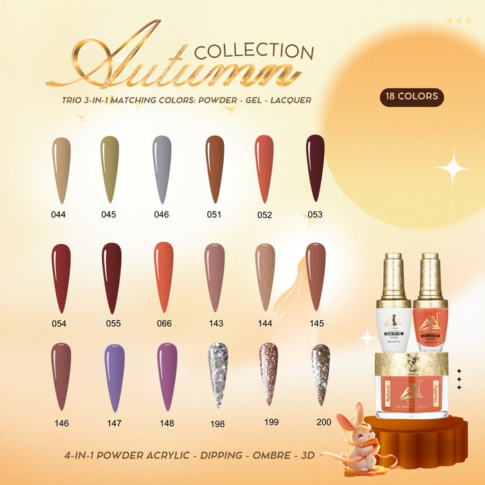 AUTUMN COLLECTION GEL-LACQUER SET 18 COLORS