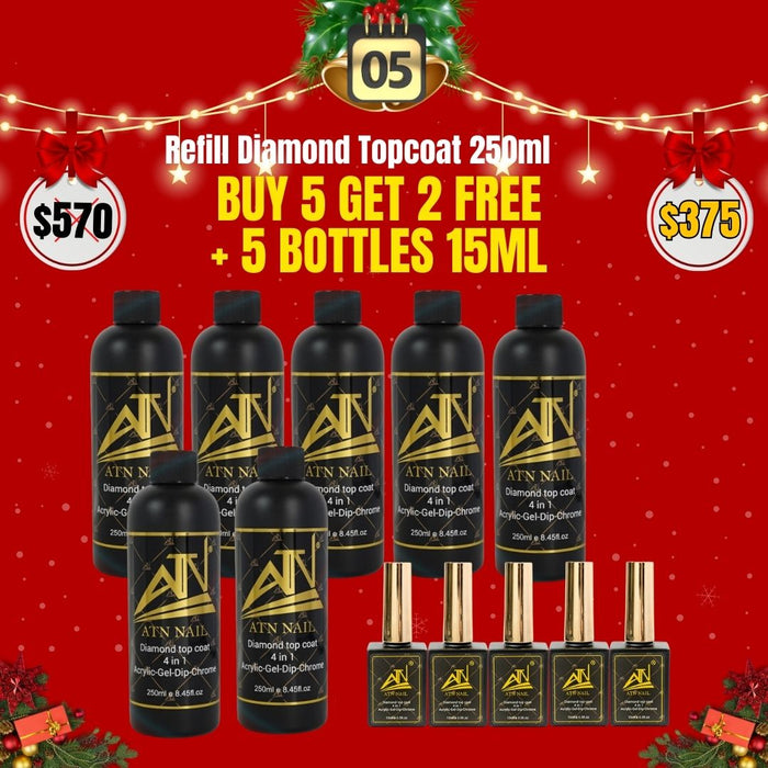 Diamond Top Coat #4 250ml | Buy 5 Get 2 Free
