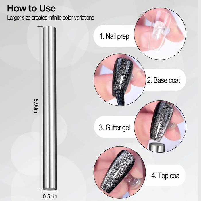 Double-head Nail Magnet for Cat Eye Gel Polish Large Size