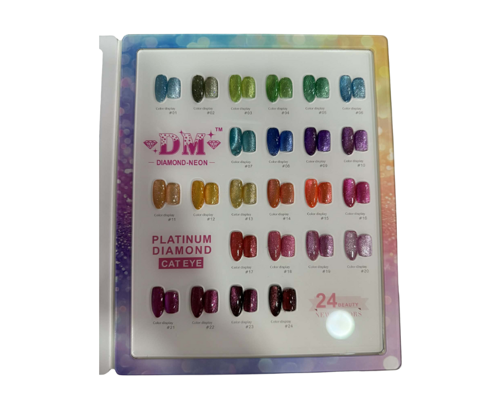 Sơn gel DM Platinum Diamond mắt mèo 24 màu