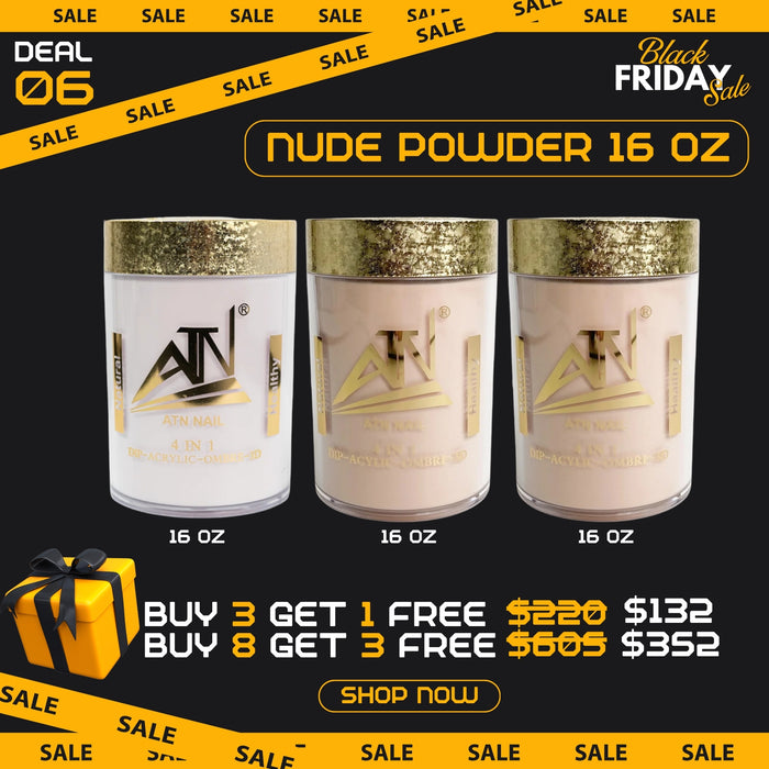 BLACK FRIDAY 2025 [06] - NUDE POWDER 16OZ | BUY 3 GET 1 FREE | BUY 8 GET 3 FREE (MIX & MATCH)