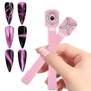 3 in 1 Nail Magnet Tool Cat Eye 3D Nails Art Cat Eye Gel Nail Polish Magnet Multi-Function