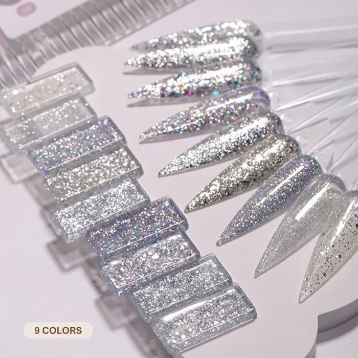 ATN GEL POLISH _ HOLOGRAPHIC GLITTER SUPER SHINE - 9 colors