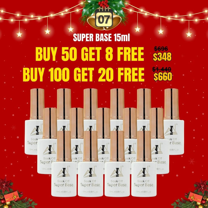 New Super Base Coat 15ml | Buy 50 Get 8 Free | Buy 100 Get 20 Free