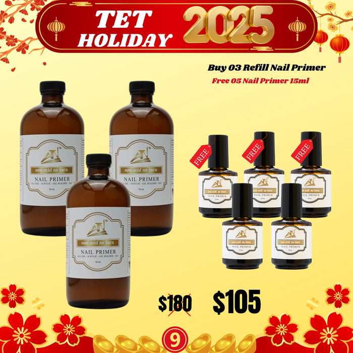 Tet Holiday 2025 - Buy 03 Refill Nail Primer Free 05 Nail Primer 15ml