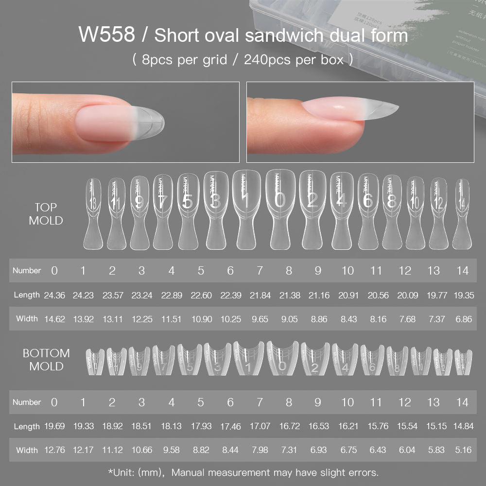 Sandwich Dual Form - Box 240pcs