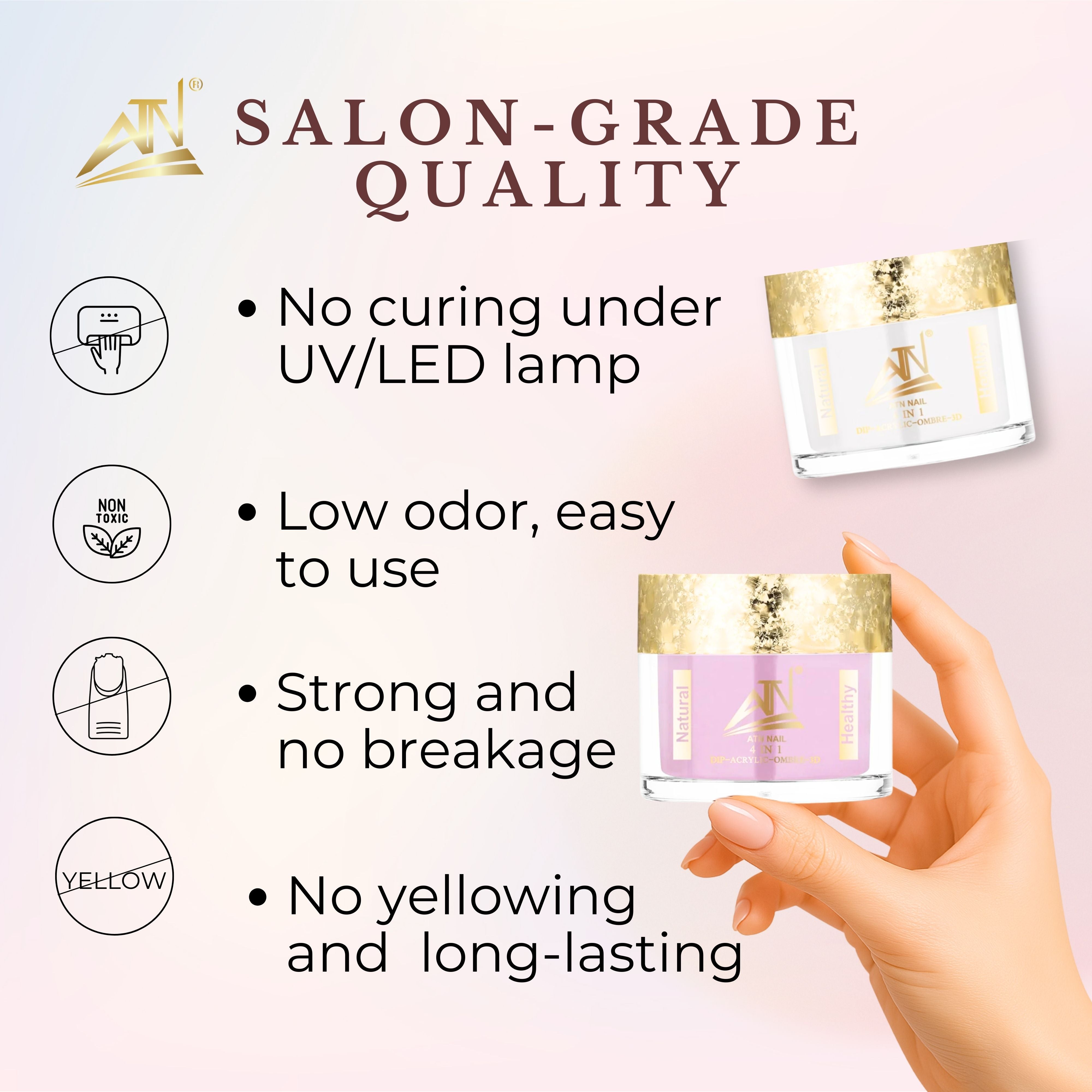 Alex Blooming Valley Nude Acrylic Powder – Set AB 18 Colors