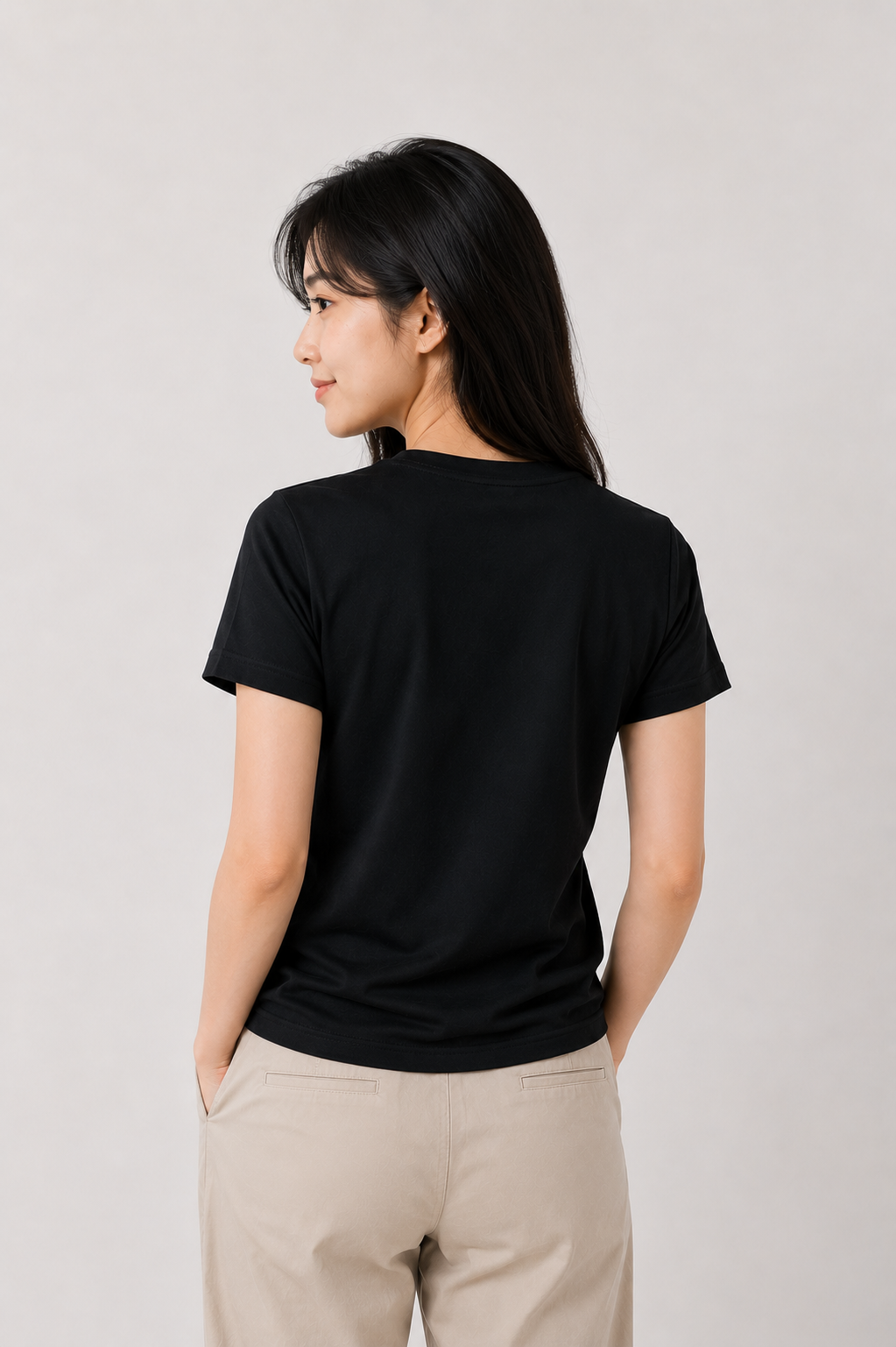 ATN Polyester 3D Embroidery Tee – Black