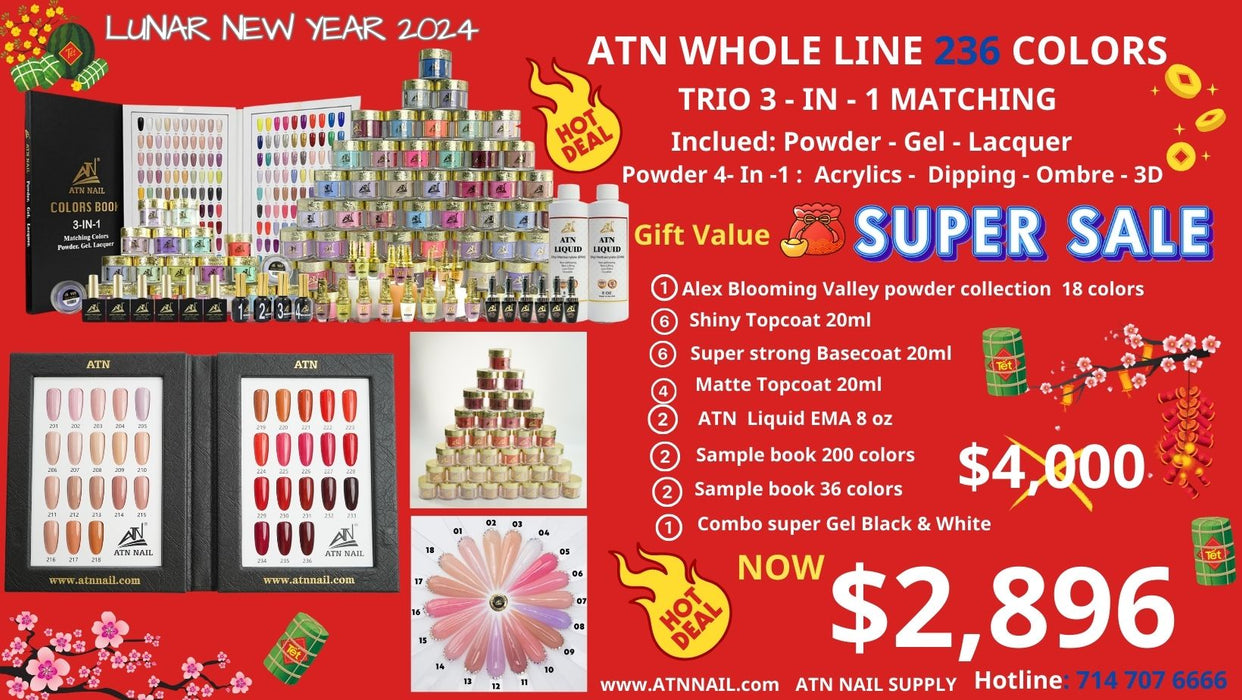 TET HOLIDAY - SPECIAL DEAL - BUY 200 COLORS FREE 36 COLORS