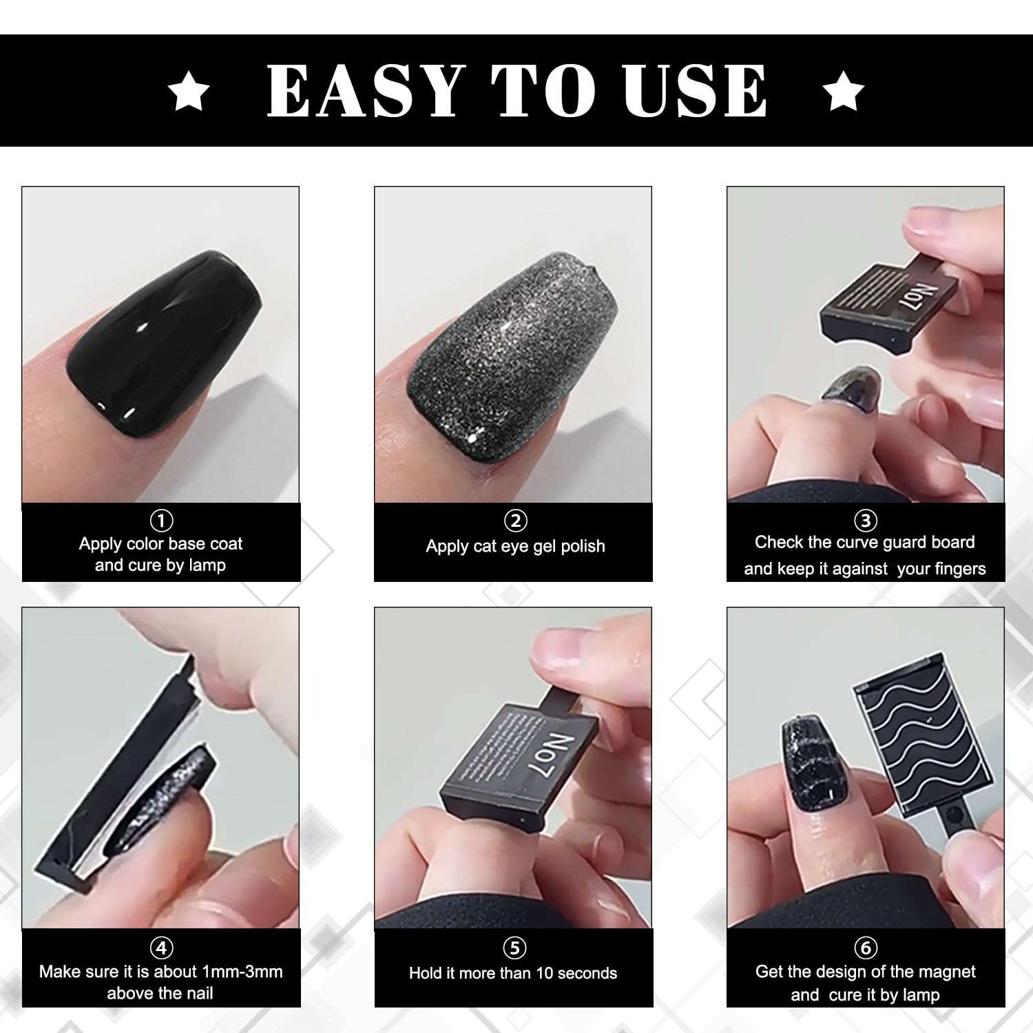 Cat Eye Magnet - Set 9pcs