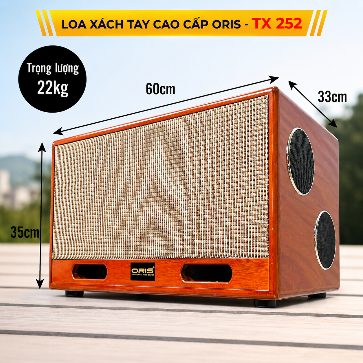 ORIS TX 252 KARAOKE SPEAKER (PICK-UP IN STORE ONLY)