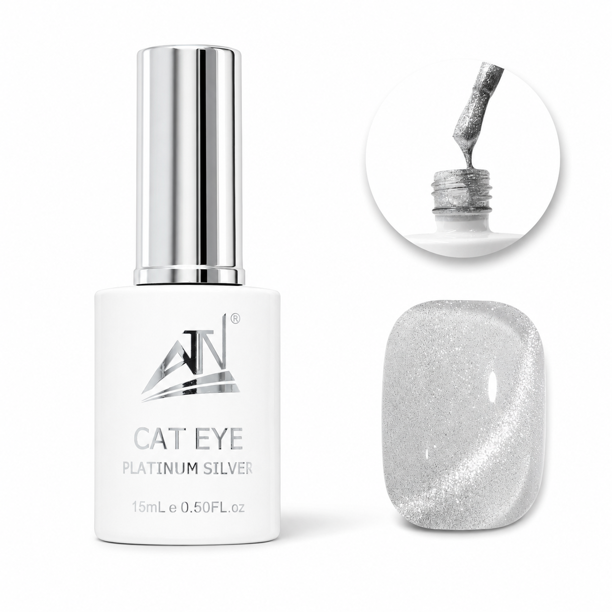 Cat Eye Platinum Silver 15ml