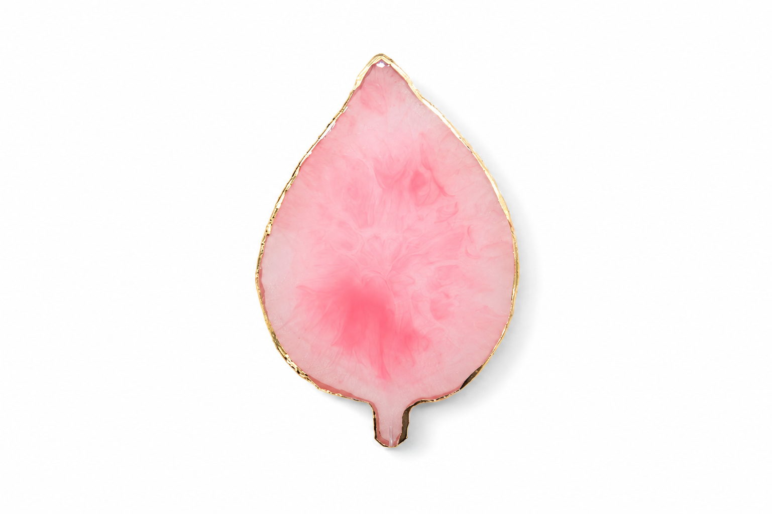Leaf-Shaped Resin Nail Art Palette