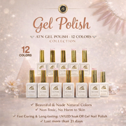 ATN Nude Gel Polish - 12 Colors