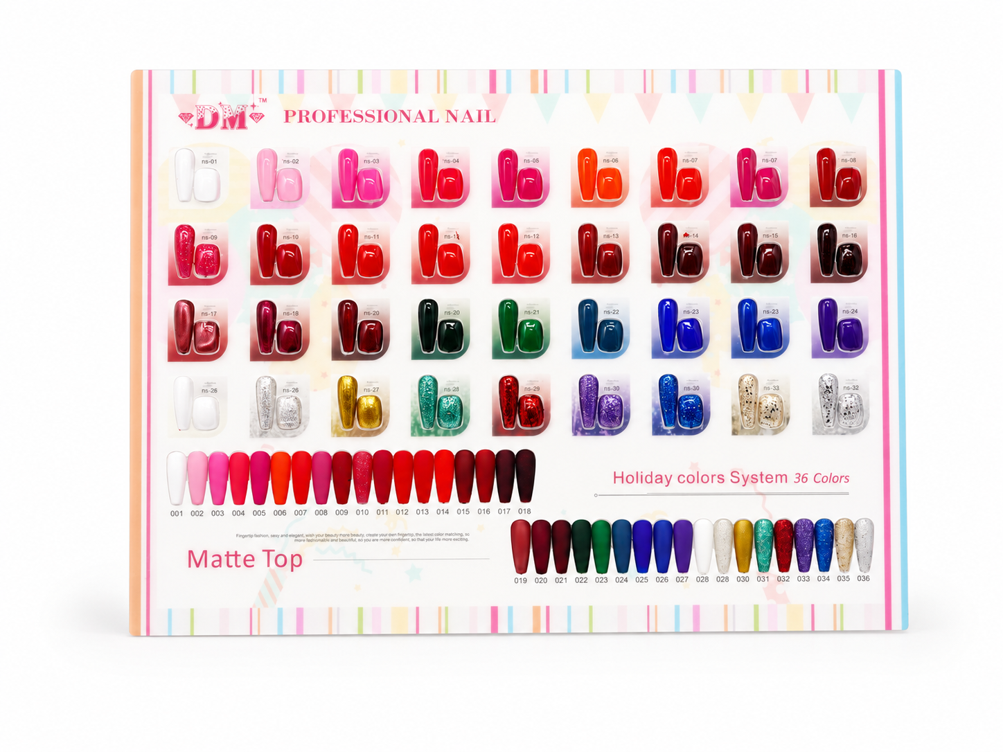 Sơn gel Dm Holiday Collection 36 màu