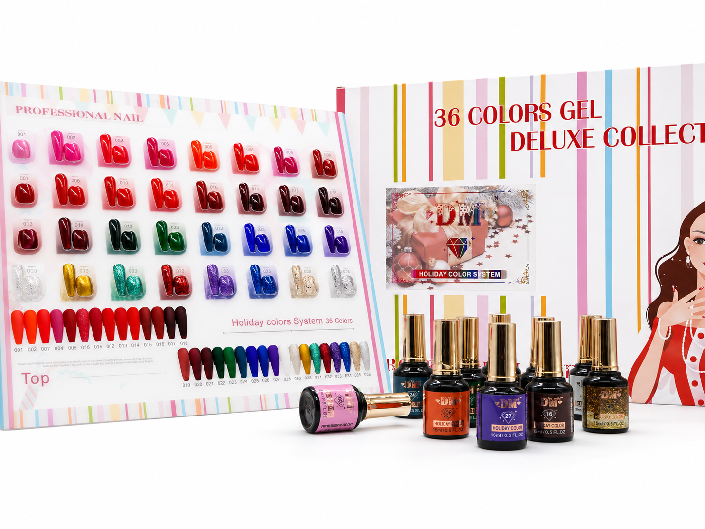 Sơn gel Dm Holiday Collection 36 màu