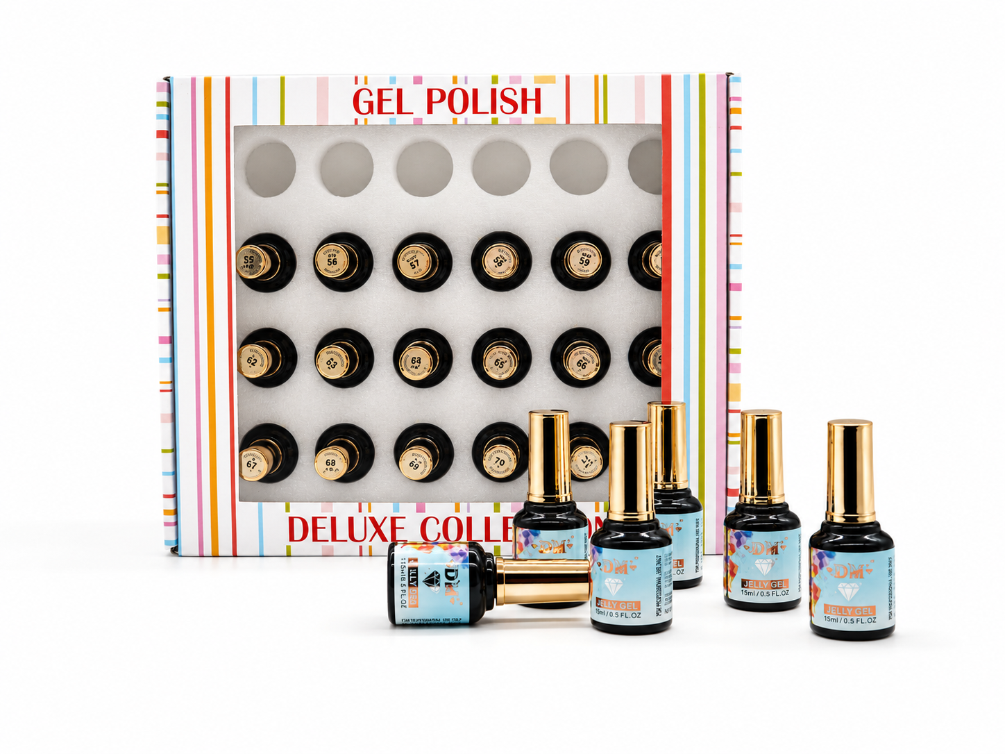 DM Jelly Gel Polish – Set 24 Colors