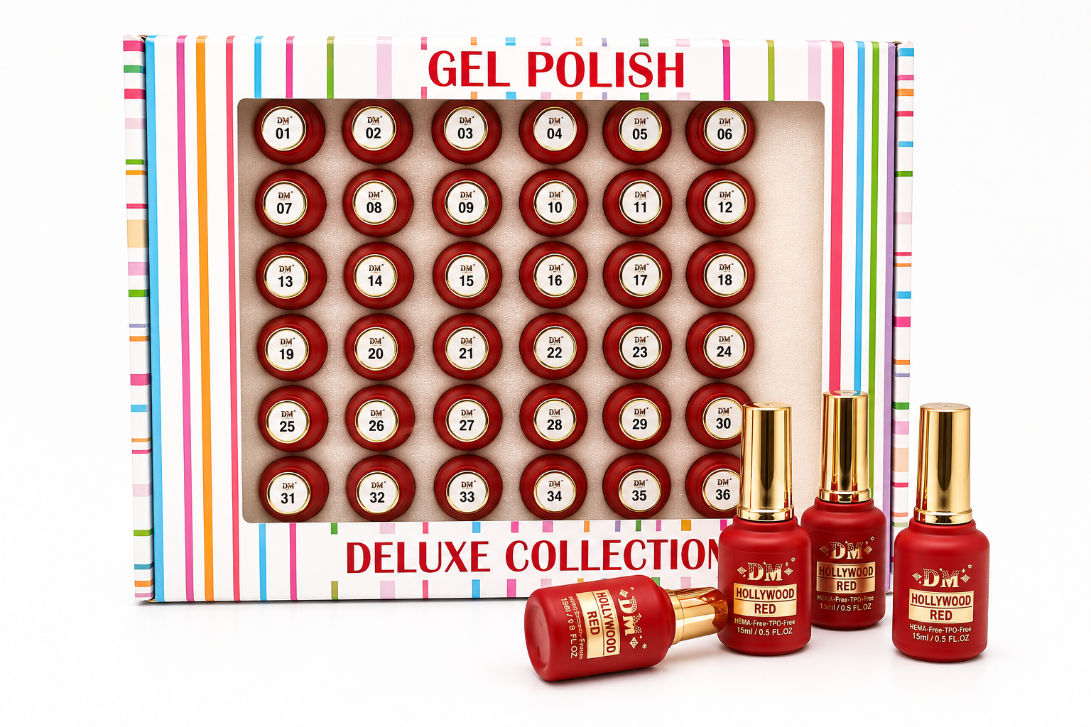 DM Holywood Red collection 36 màu