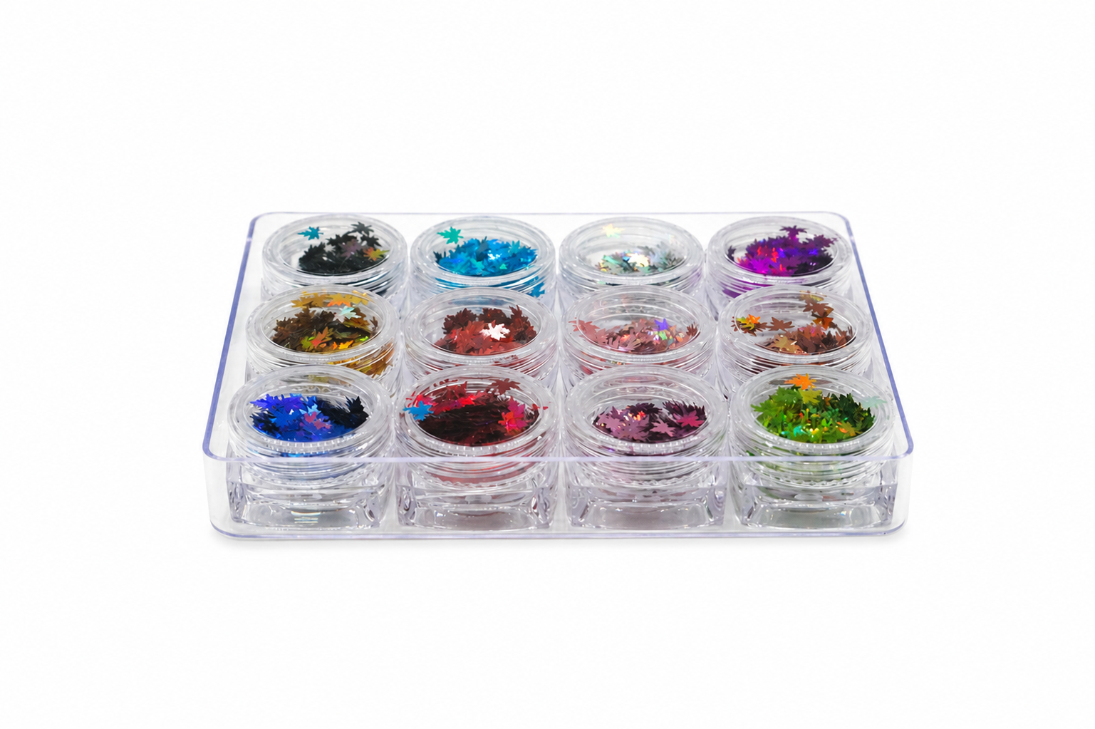 Leaf Glitter - Set 12 Colors