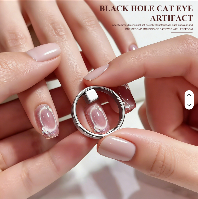 Circular Nail Magnet For Cat Eye