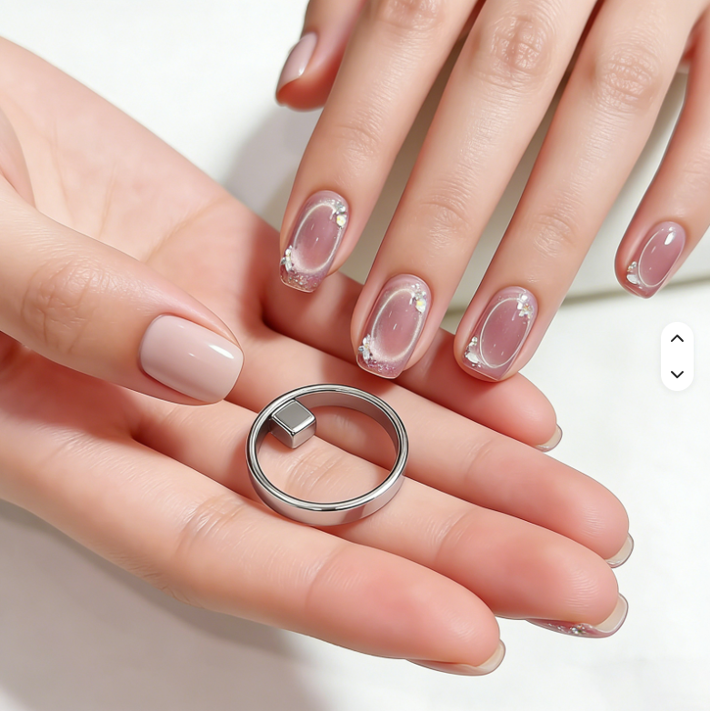 Circular Nail Magnet For Cat Eye